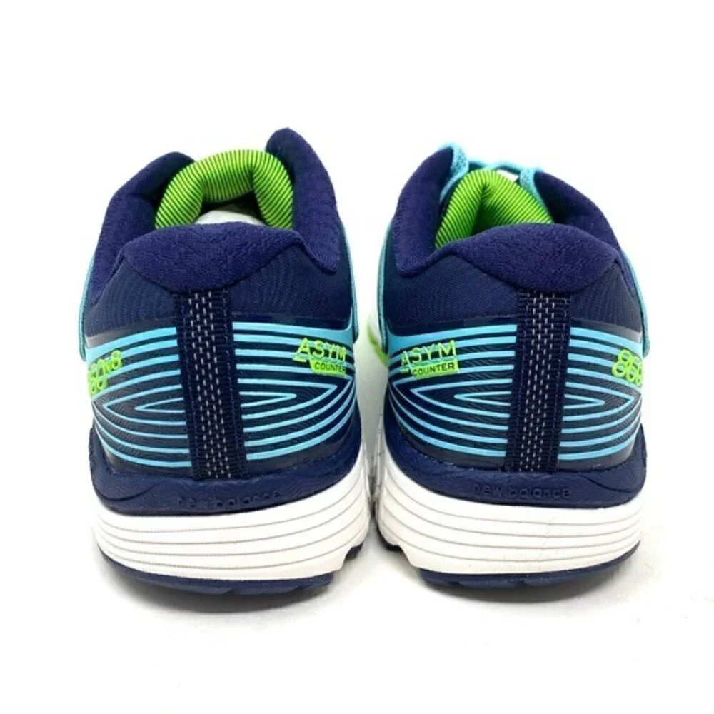 New Balance W860BN8 Womens Distance Seaspray/Pigment/Energy Lime Sneaker… - Picture 4 of 8